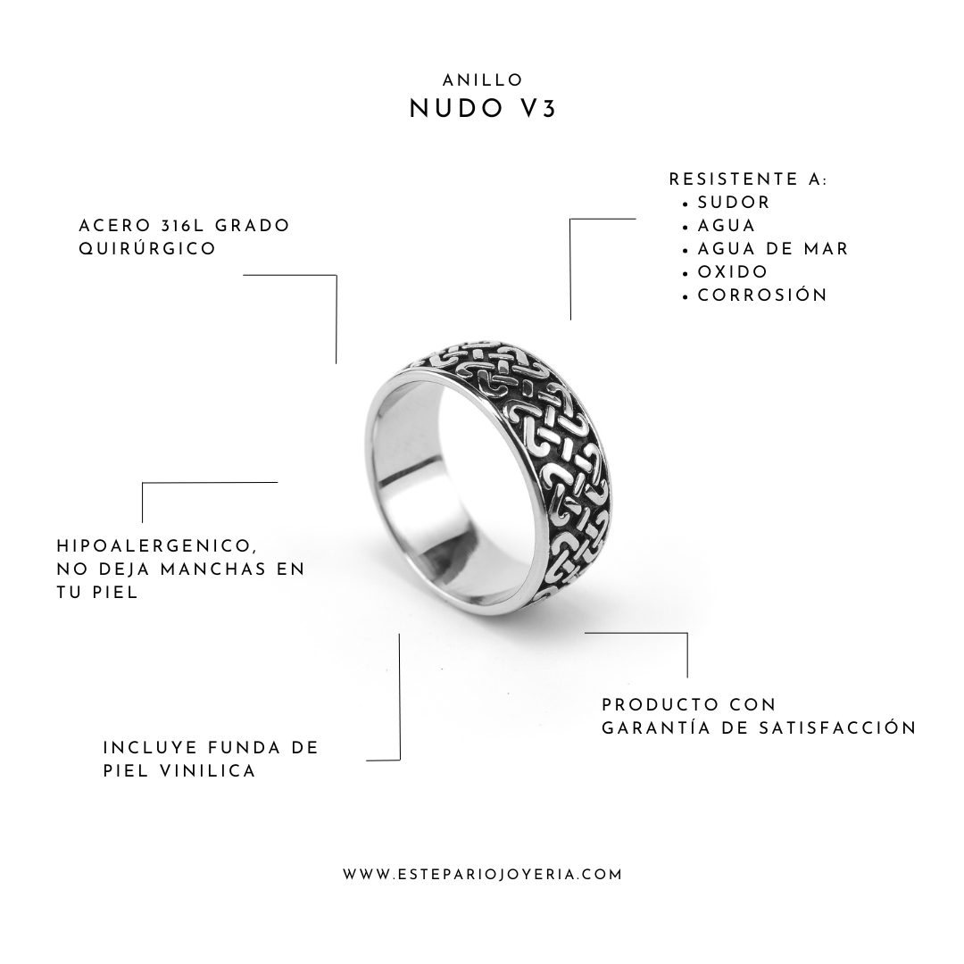 Anillos Nudo V3 joyeria mexico