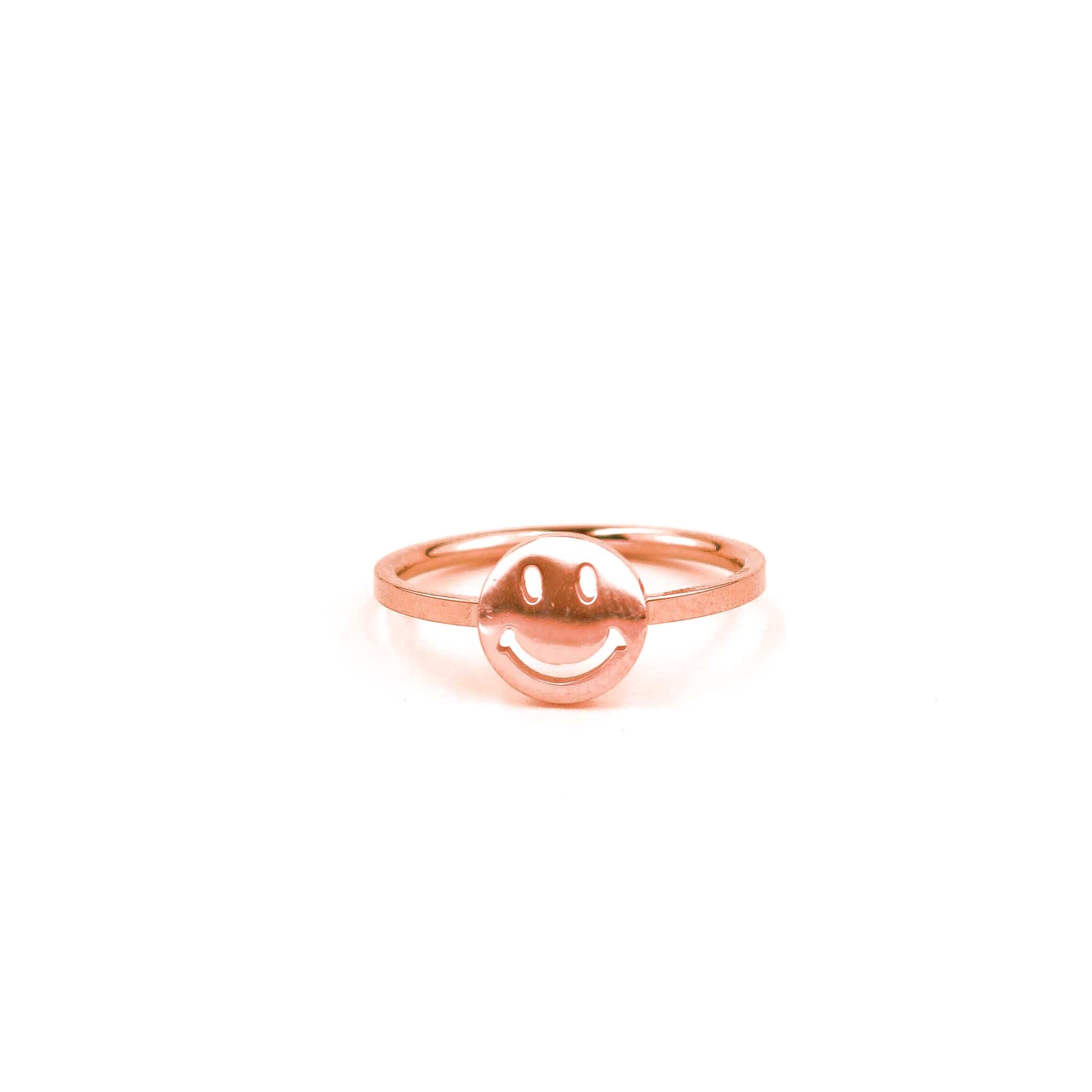 Anillos Smiley Oro Rosado joyeria mexico